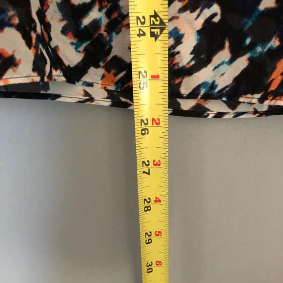 Laundry by Shelli Segal Size 6 Sheer 3/4 Sleeve Shirt Multicolored - Picture 7 of 8